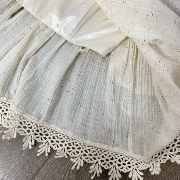 Tularosa Revolve Amelia Top Crop Off The Shoulder Blouse speckled Size Small - Picture 11 of 16